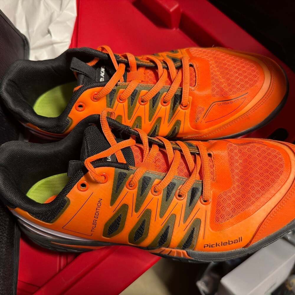 Acacia‎ Men's Tyler Signature orange Edition Pickleball Shoes Solar size 11.